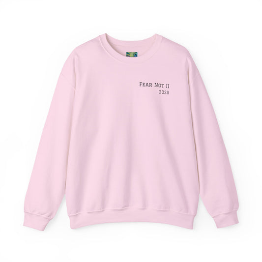 Fear Not II Angelic Crewneck Sweatshirt | Spiritual Gift, Cozy Casual Wear, Inspiration Gift, Fall Fashion, Unique Art