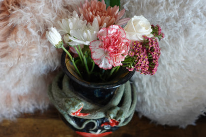 Snake and Apple Vase