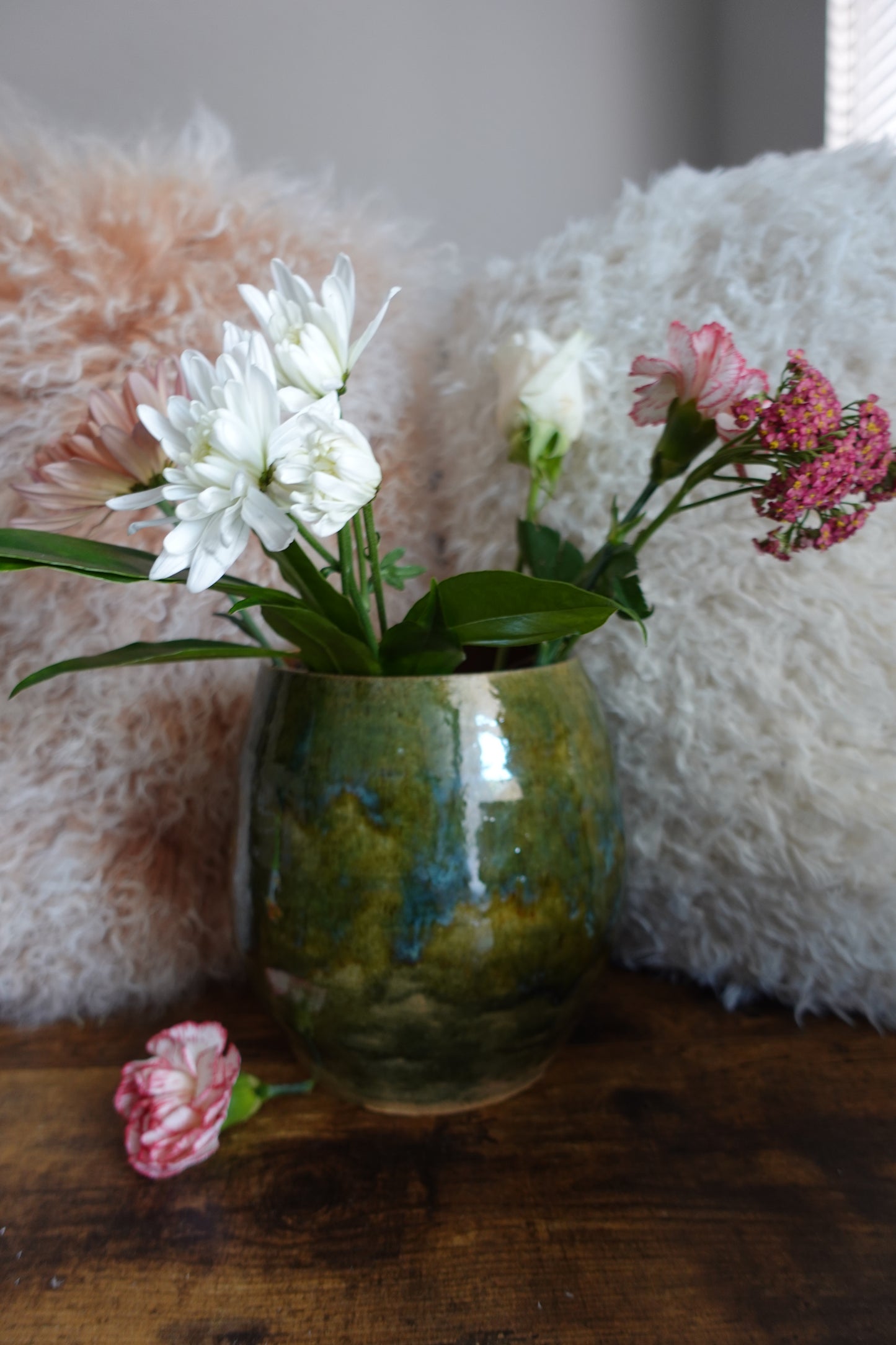 Greenish Blue Vase
